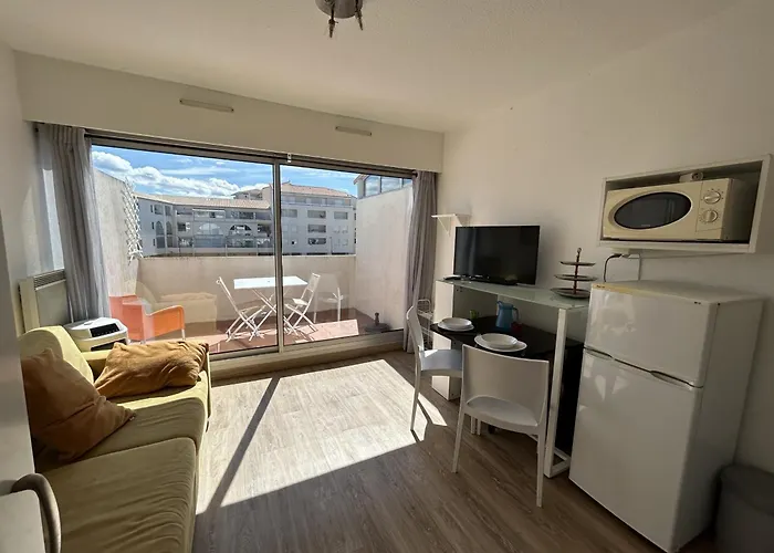 Studio Cabine A Sete Avec Terrasse Et Climatisation - Fr-1-338-106 세테